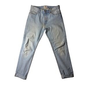 HM Man Div 88 Light Wash Straight Leg Denim Jeans Mens 30x30 Light Blue